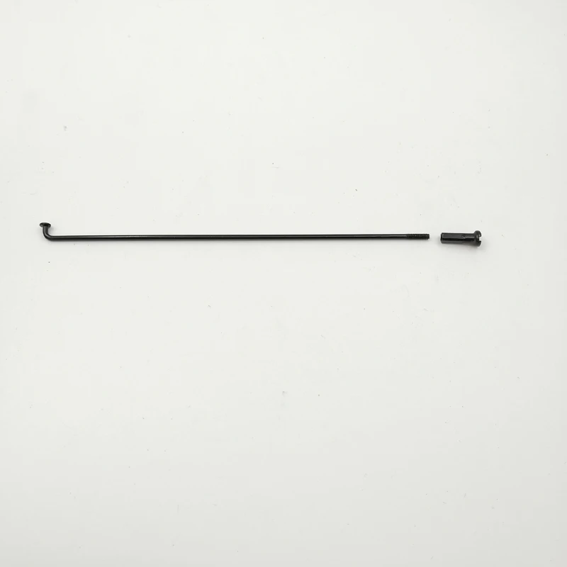 

37 шт. в партии, диаметр 2,0 мм, J-образный круглый корпус, черный цвет, материал 45 # Стальные спицы велосипедного колеса с черными сосками