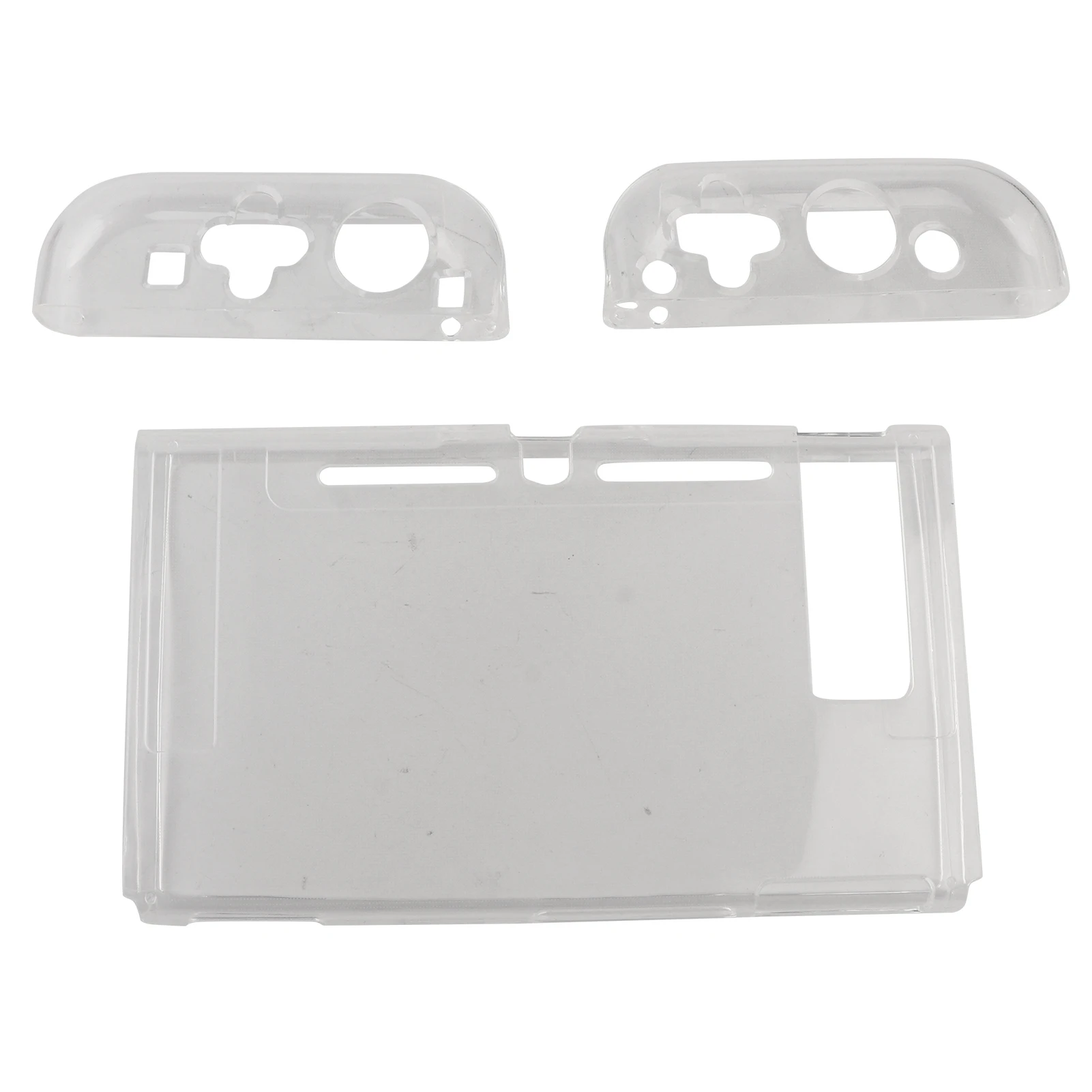 Game Accessory Game Console Cover Game Console Protective Case Cover Kit TPU Split Shell Protector for Switch Transparent
