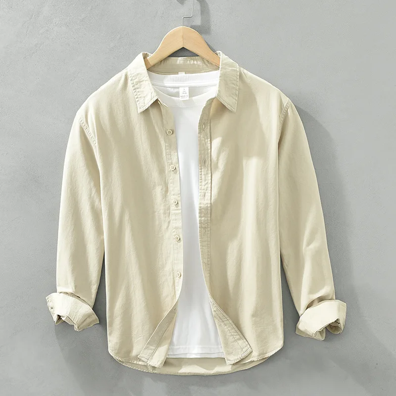 Long-sleeved Shirt Artistic Fresh Cotton Lapel