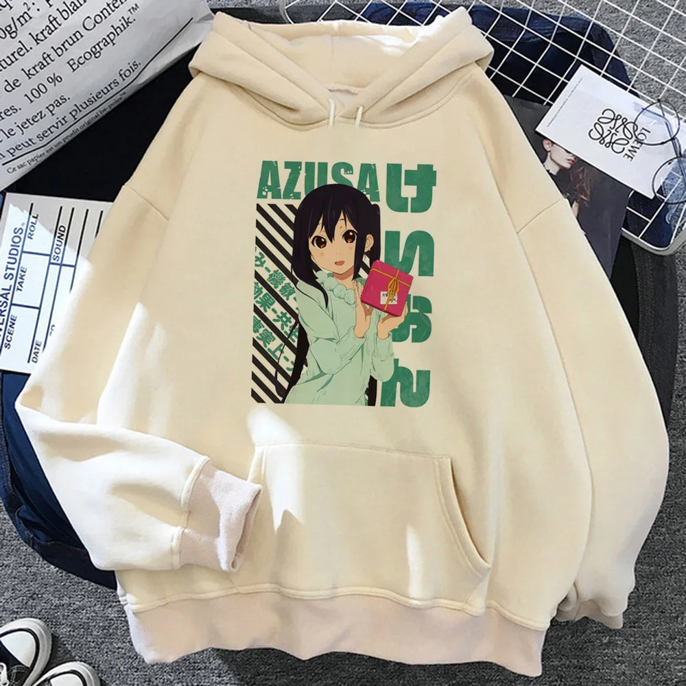 K-on hoodie soft fabric kawaii modern style designer Japanese trendy women tracksuits modern style winter harajuku