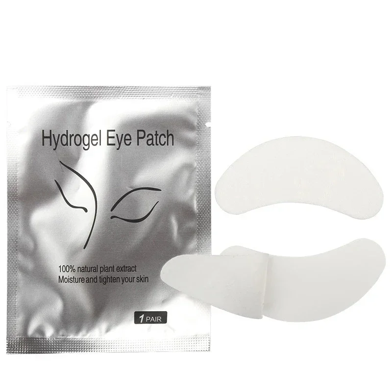 جل لصقة إطالة الرموش ، خالي من الوبر ، ملصق تحت العين ، لوازم رفع الرموش ، بقع هيدروجيل ، أداة مكياج نسائية ، 50 زوجًا #4