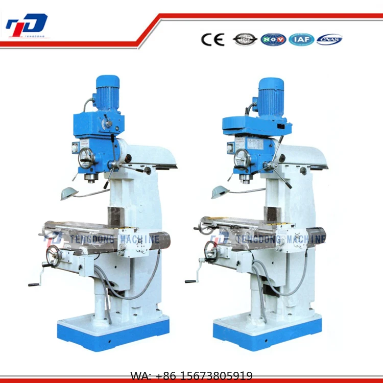 Factory Outlet ZX7550 Vertical Multi-Purpose Manual Milling and Drilling Lathe Machine Used Combo