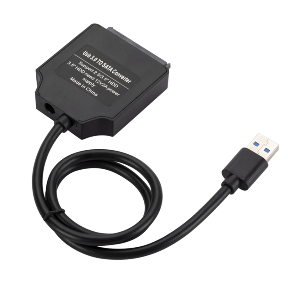 Sata para usb 3.0 adaptador cabo usb para sata 3 suporte de cabo 22 pinos 2.5 3.5 inche externo hdd ssd disco rígido conector do computador apto