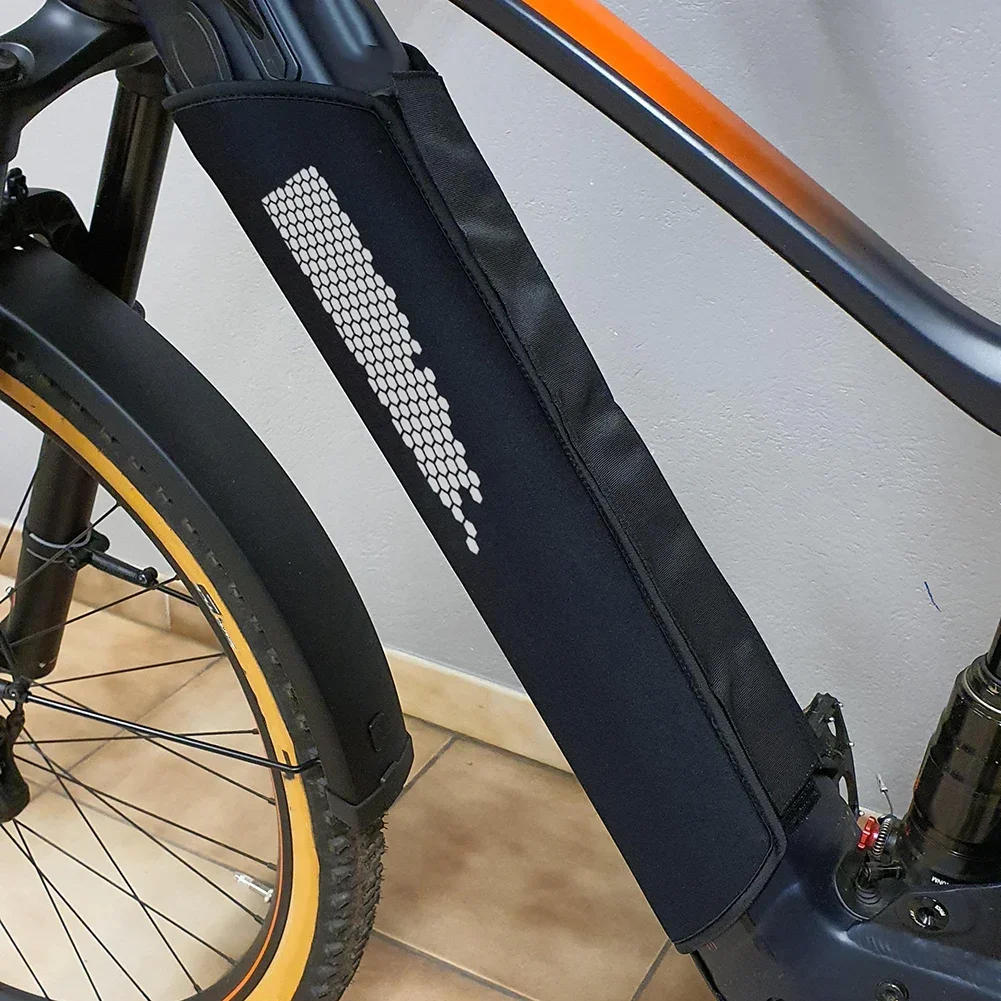 Custodia protettiva per batteria E-Bike telaio per bicicletta elettrica copertura protettiva riflettente accessori per borsa batteria antipolvere