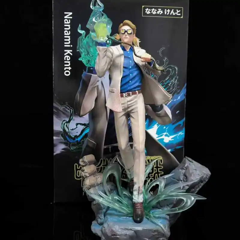 In Stock Gk Jujutsu Kaisen Nanami Kento Fantasy Anime Animation Peripheral Counter Decoration Model Statue Toys Gifts Figure