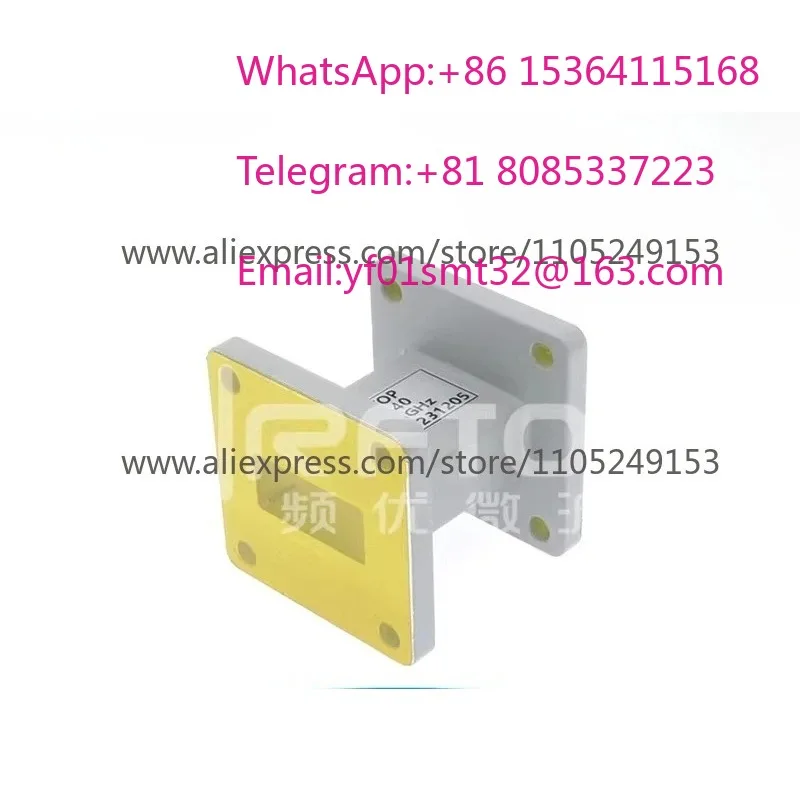 Frequency Optimized WR90 BJ100 Straight Microwave Waveguide 8.2-12.4GHz X Band Direct Connection Waveguide Component