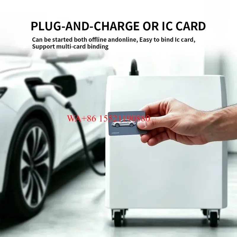 WMWMNU 3.5kW Portable EV Charger for Tesla Type2 GB/T CCS1 CCS2 CHAdeMO 15kW 20kW 30kW 45kW 60kW Portable Fast EV Charger