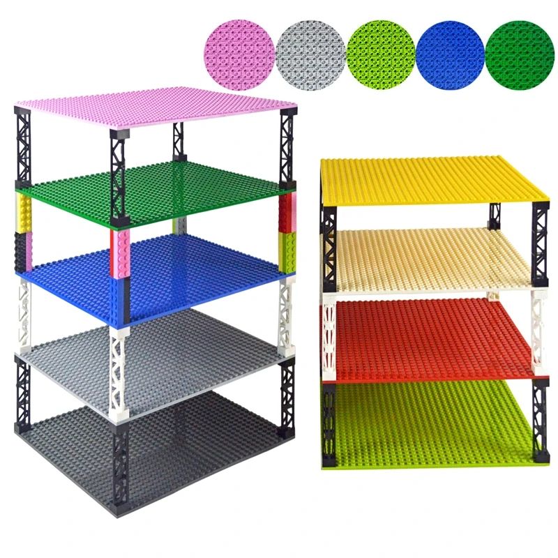 

Building Blocks 32*32 Dots Double-sided Baseplates Bricks DIY Colorful Pillars Base Plate Compatible All Brands small Blocks