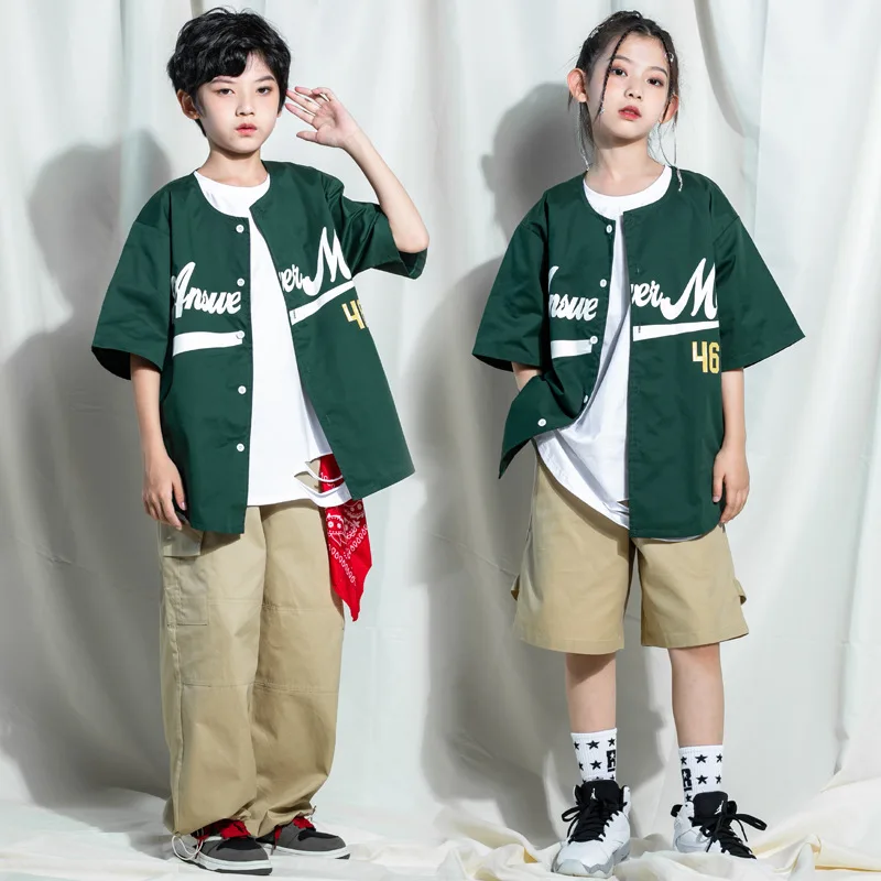 Children's Street Dance Costumes Korean Version of Modern Dance Practice Costumes Children's Jazz Dance Costumes