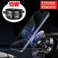 Foldable Phone Holder Magnetic Vacuum Adsorption Bracket 360 Degree Rotation GPS Stand Car Dashboard Electric Sucker Cup Support