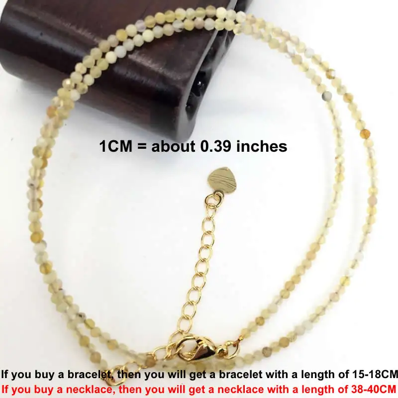 Facettierte Edelsteine 2-3mm Perlen Halskette Armband Kristall Quarz Achat Labradorit Amazon Choker Herren Damen Schmuck Party Geschenk – Detail 18