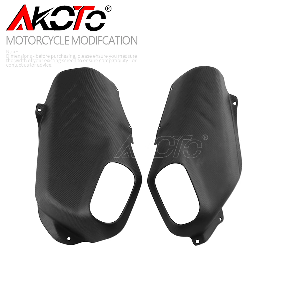 Motorcycles Accessories Carbon Fiber Exhaust Cover For DUCATI Panigale V4 V4S V4R Streetfighter V4/S 2018-2022