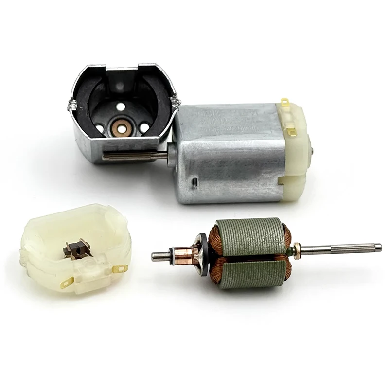 

Mini 24mm Flat Electric Motor FP-280CN-11415 Carbon Brush Knurled Shaft for DIY Toy Sweeper Engine 6V 9V 12V 14.4V 6100RPM DC