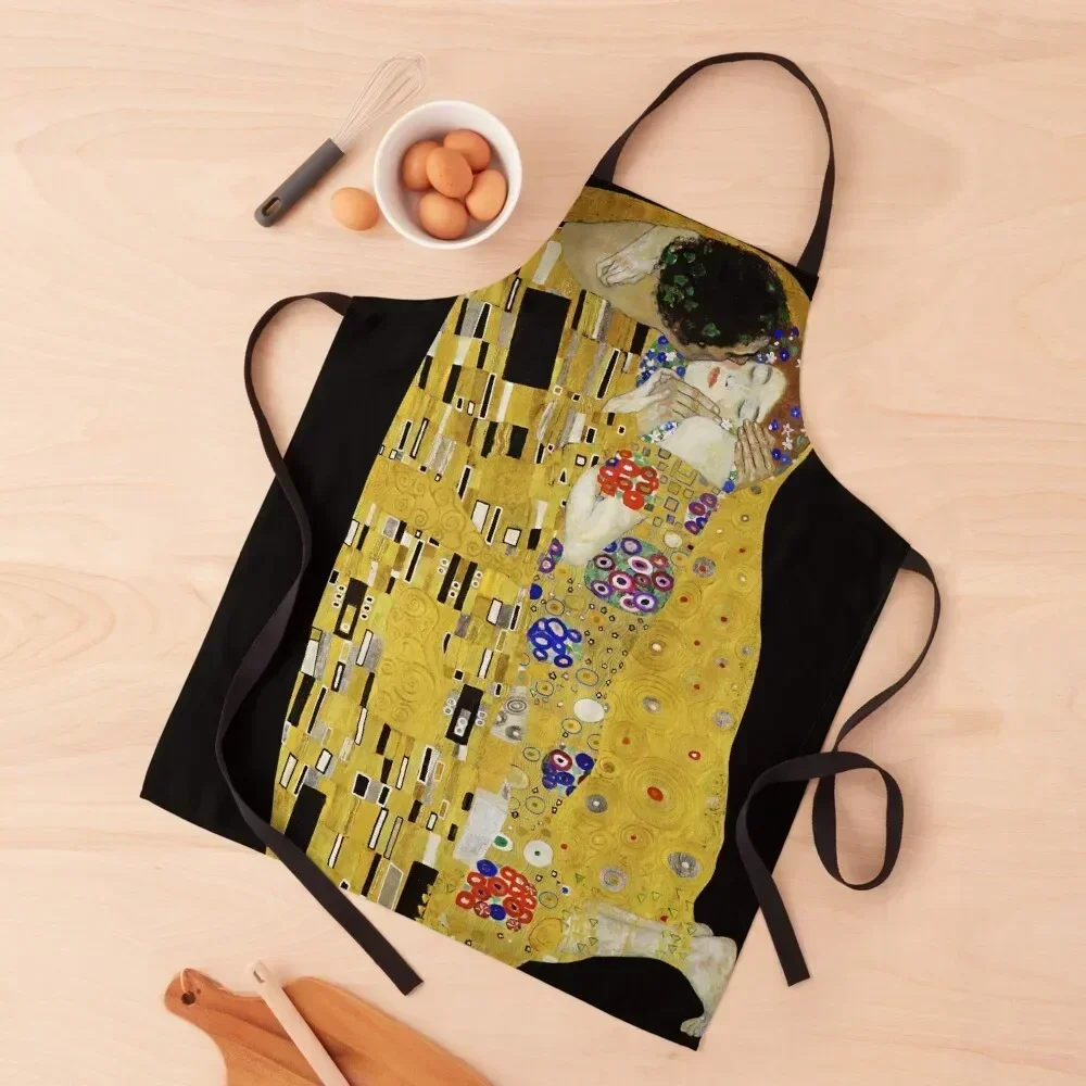 

Gustav Klimt - The Kiss Apron For Girl barber men painters Apron