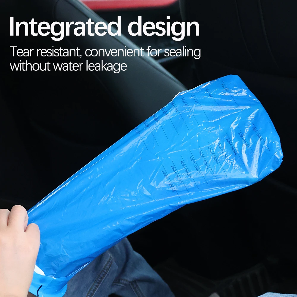 Portable Disposable Travel Car Airplane Motion Sickness Nausea Vomit Cleaning Bag Blue Clean Eco-Friendly Plastic Bag Cars Part