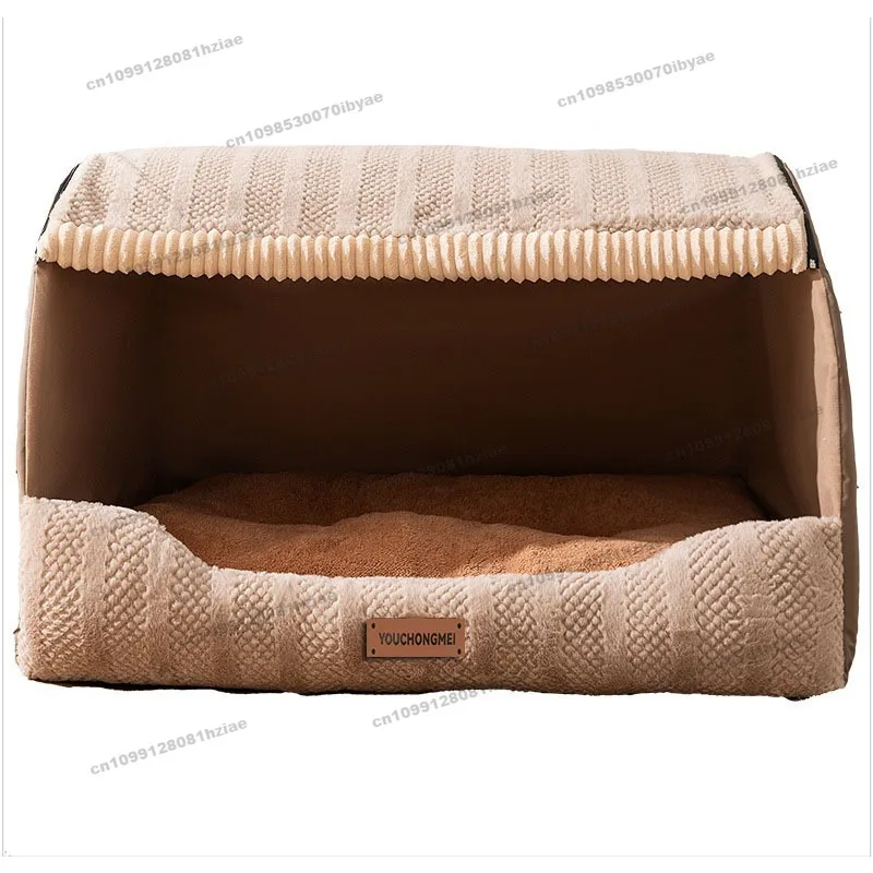 Suitable for Autumn and Winter Dog Sleep Drawer Kennel Golden Retriever Big Dog Bed Deep Cat Litter Four Seasons Pet Litter
