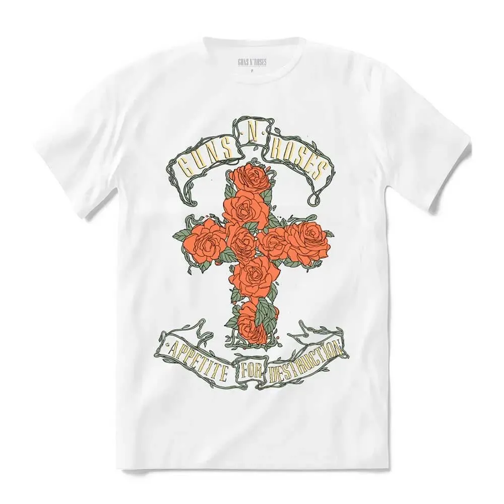 2026 Guns N' Roses Band's "Locked N Loaded Cross" Short-sleeved T-shirt - view 6