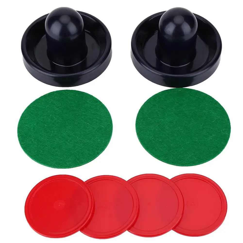 Air Hockey Pushers & Pucks Set - 60mm, 76mm, 94mm Sliders for Table Hockey Game Accessories