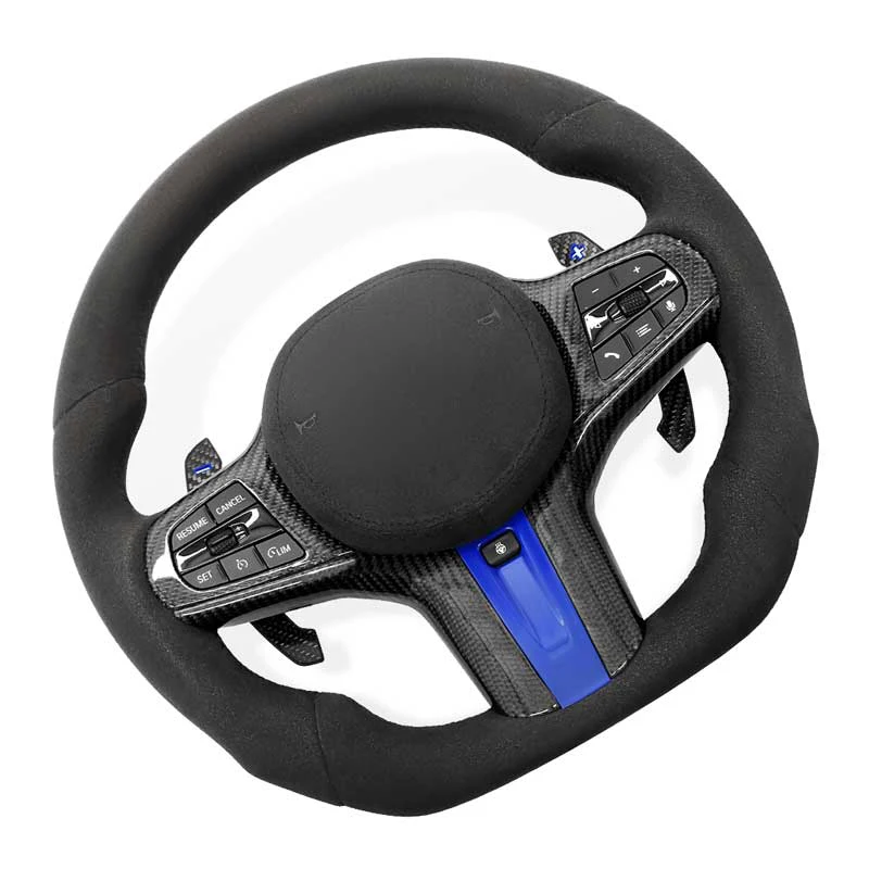 Alcantara Carbon Car Steering Wheel with Heated for BMW F/G Chassis F10 F30 F20 G01 G02 G20 G30 G31 G32 G05 G06 G07 G31 G32