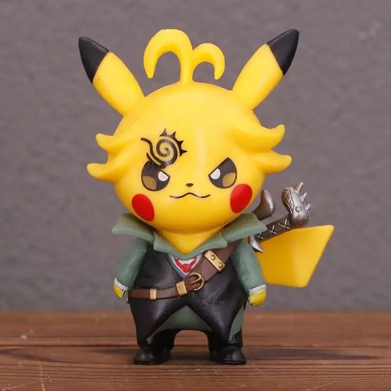 COS Series Naruto Six Paths Sage Figurine and Pokémon Blind Box Model Gift, Two-in-One Super Cool view 5