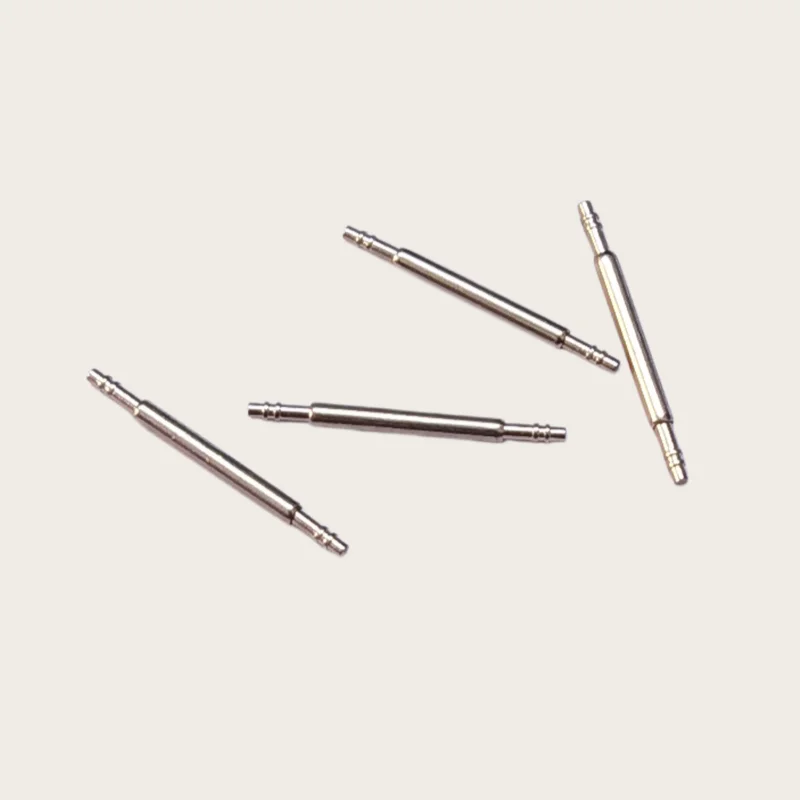 4PCS Double Flange Stainless Steel Watch Spring Bars 10-24mm 1.3mm Thick Watch Strap Replacement Pins GD537