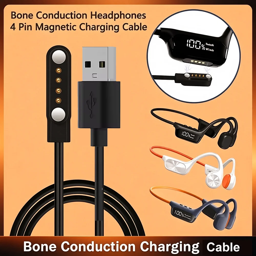 Magnetic Charging Cable Bone Conduction - Charger For H2O Audio Bone Conductio,