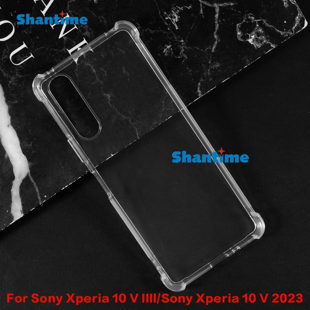 Designed for Sony Xperia 10 V IIII Case Crystal Clear, Non-Yellowing Military-Grade Drop Protection Slim Shockproof Cover