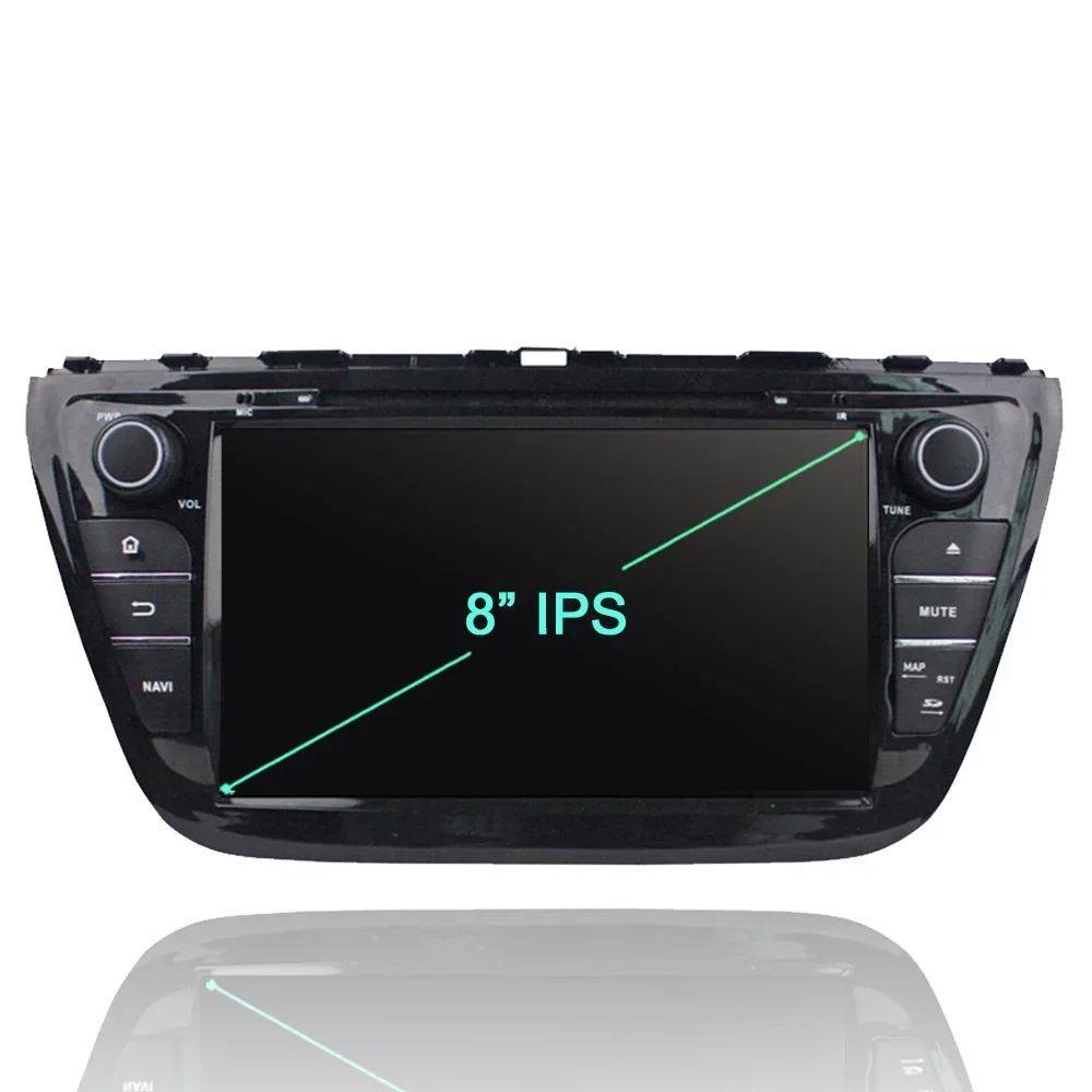 DSP 720P 2 din Android 13.0 8 Core 8GB RAM 256GB ROM Car DVD Player multimedia autoradio For Suzuki SX4 S Cross 2014 2015 2016