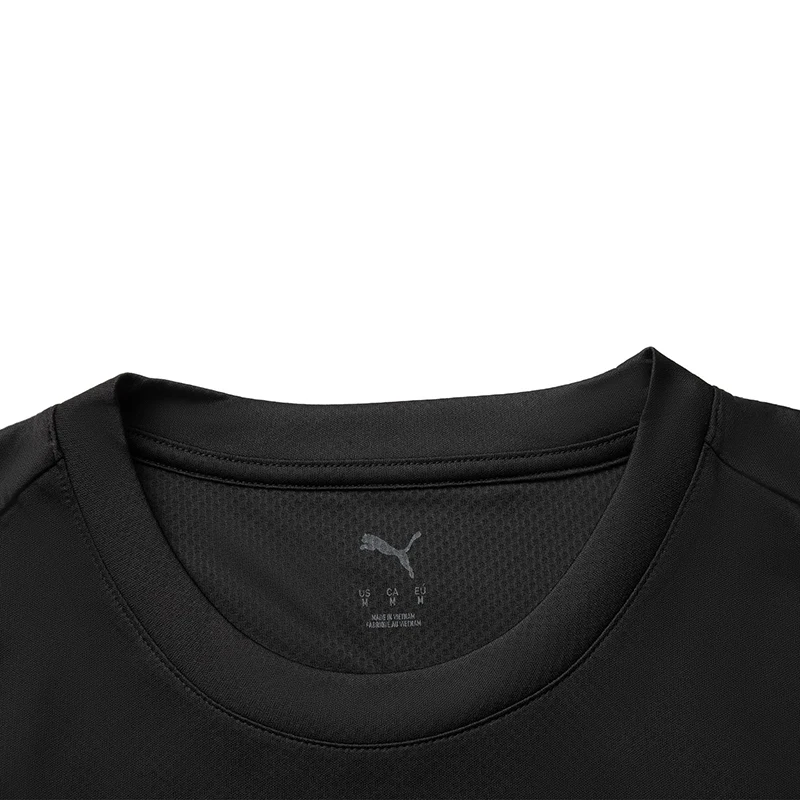 تي شيرت بوما أسود للرجال والنساء رياضي كاجوال برقبة دائرية وأكمام قصيرة 65863603 #3