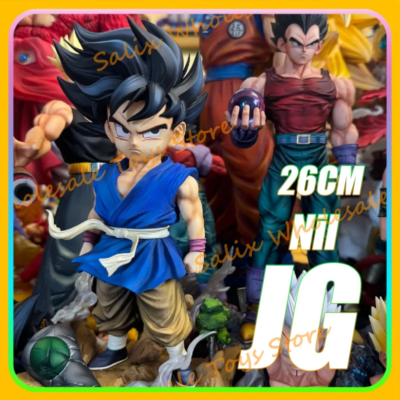 

JG New 26cm Nil Studio GT Goku With Base Double-Headed Dragon Ball Anime Gk Model Action Figure Collectible Toys