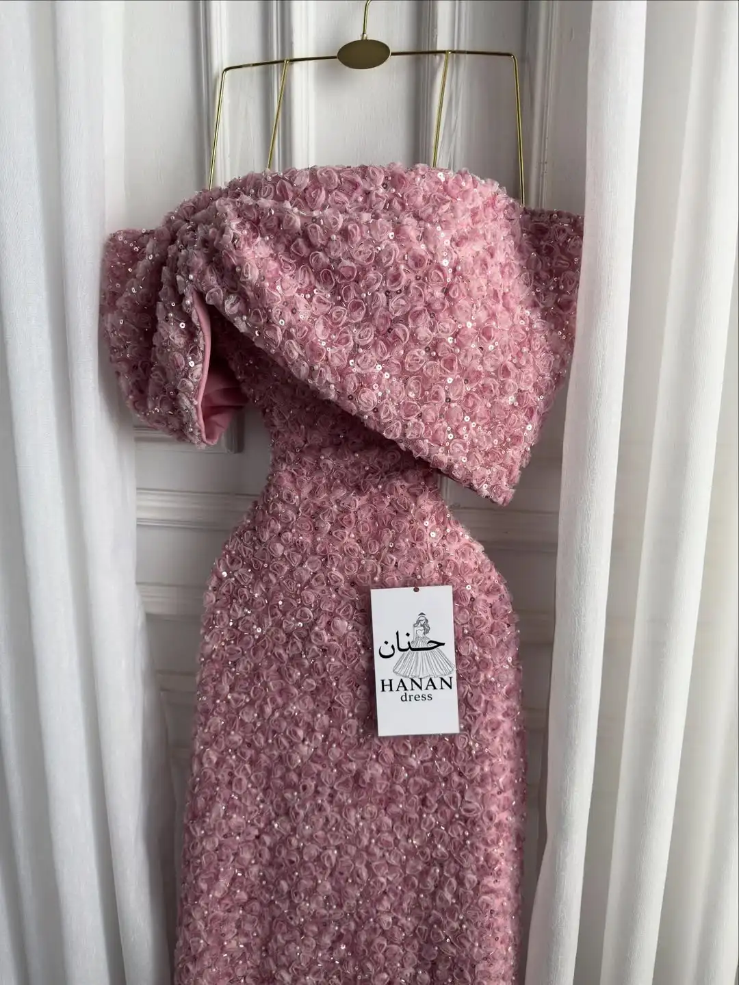 

Новое розовое вечернее платье Ofherown 2026 с открытыми плечами, фасон «русалка», для женщин, с 3D цветами и пайетками, в пол, для торжественных мероприятий и выпускных вечеров, на заказ