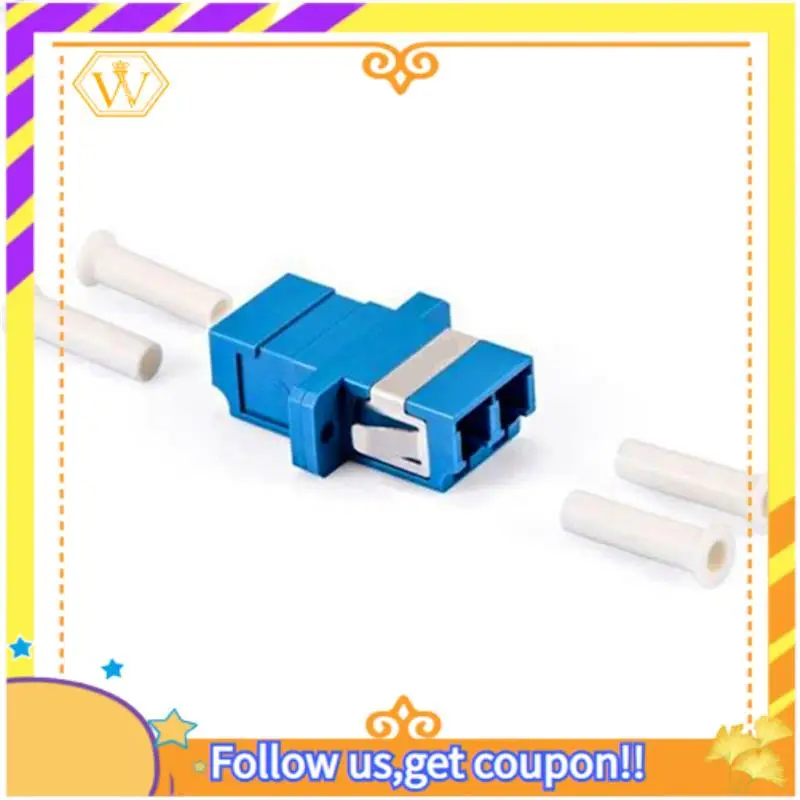Nieuwste LC glasvezeladapter - LC naar LC duplex singlemode koppeling - 30-pack - blauw