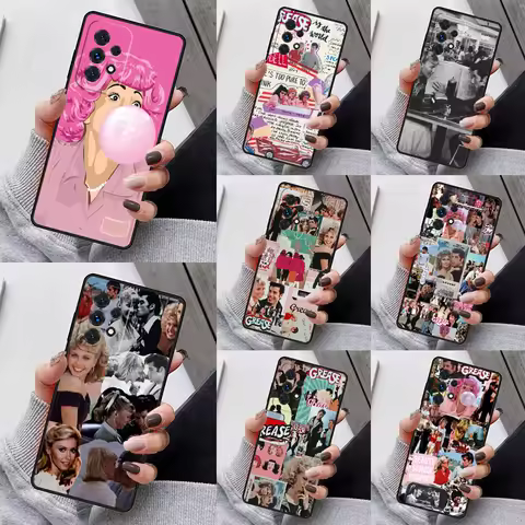 Grease Movie Collage Phone Case For Samsung Galaxy S23 S21 S20 FE S24 S22 Ultra Note20 S10 S9 S8 Plus A40 A52 A12 A13 A53