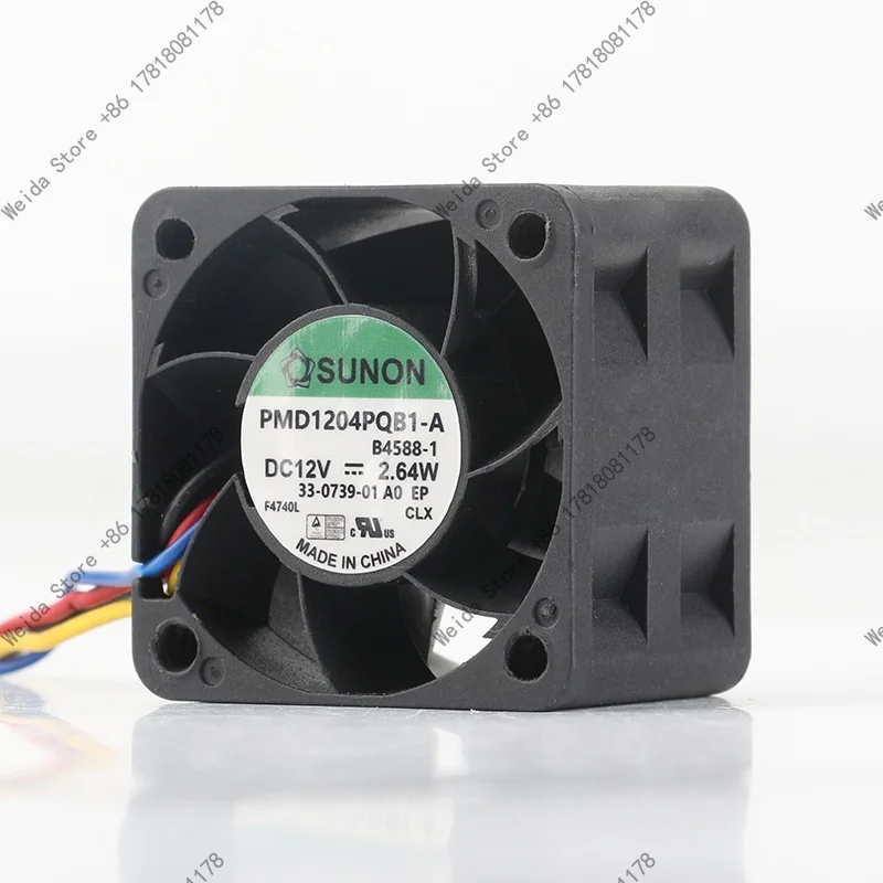 Sunon DC12V 2.64W 4028 40X40X28MM 4CM Dual Ball Switch Server Bearing PMD1204PQB1-A-EP-CLX Coolingfan