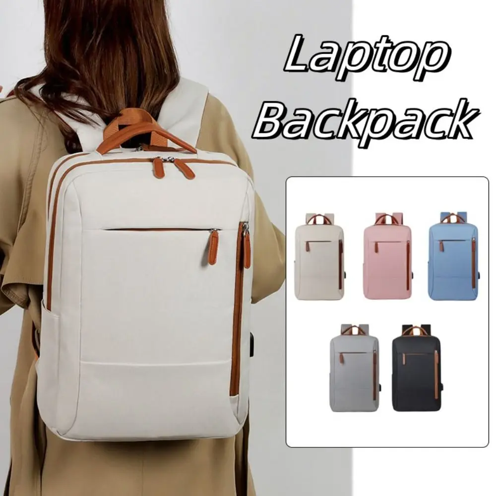 Mochila clásica Oxford para ordenador portátil, bolso escolar multicapa de gran capacidad para estudiantes, mochila de negocios de ocio resistente al desgaste para mujer