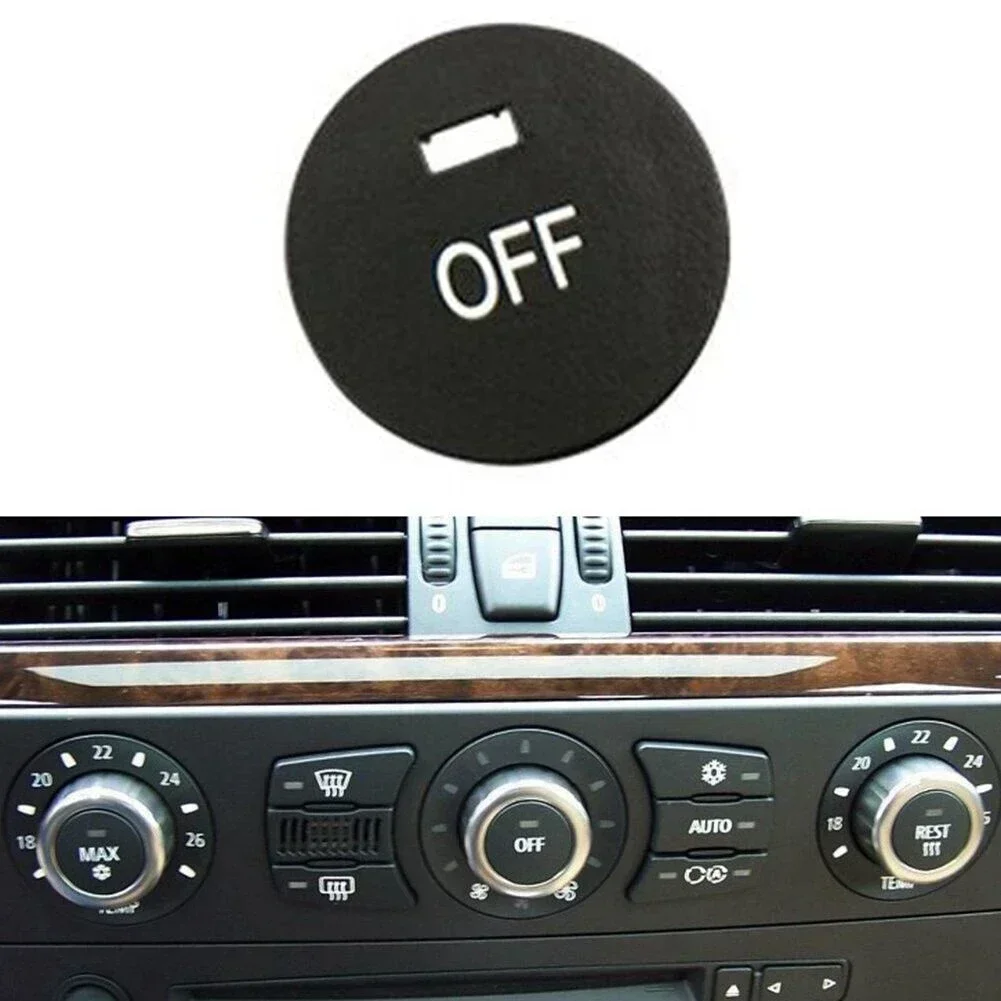 Brand New Switch Button Cover Accessories Air Conditioner Button Repair Cover Climate For BMW 5 Series E60 E61