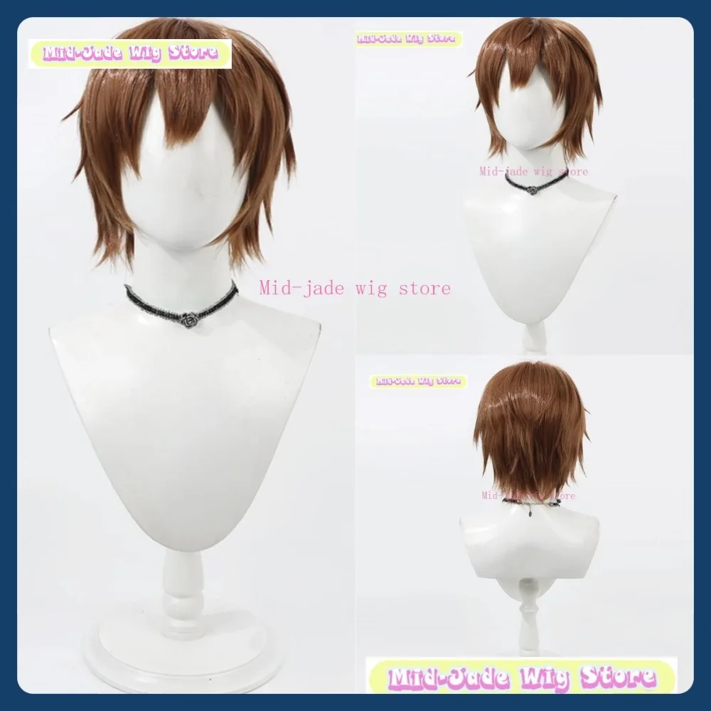 Parrucca Mid-jade Identity V Mercenario Parrucca cosplay a mano primaverile Halloween Cosplay Ripristina costumi e oggetti di scena dei personaggi anime