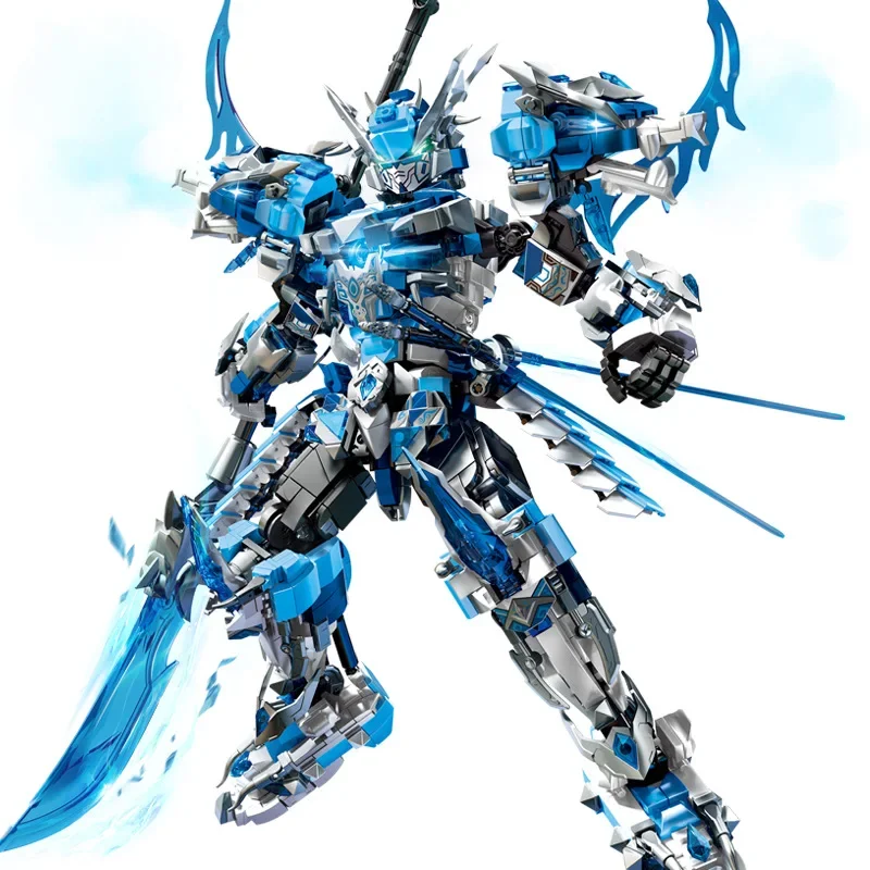 MOC Monkey King Mech Robots Model Building Block Toys Sets ZHAOYUN Bull Demon Warrior Mecha DIY Bricks Toys For Kids Boys Gifts
