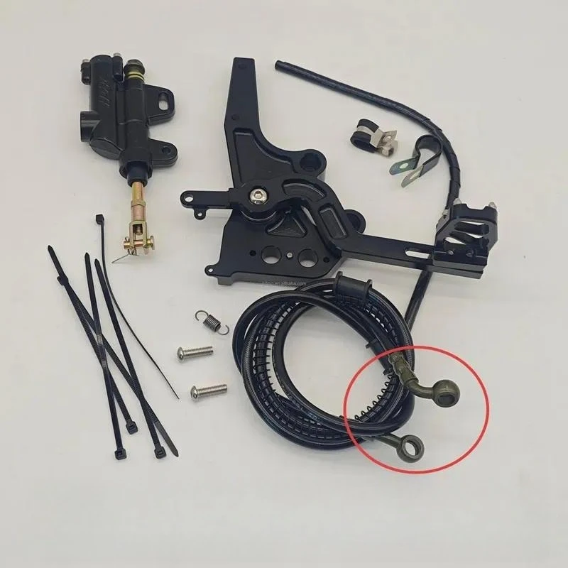 Enhanced aluminum anode foot brake for advanced motorcycle accessories