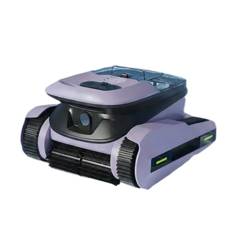 Smart Pool Vacuum Cleaner Robot, Fully Automatic Underwater Silt Remover with Wall-Climbing Function, IP68 Waterproof
