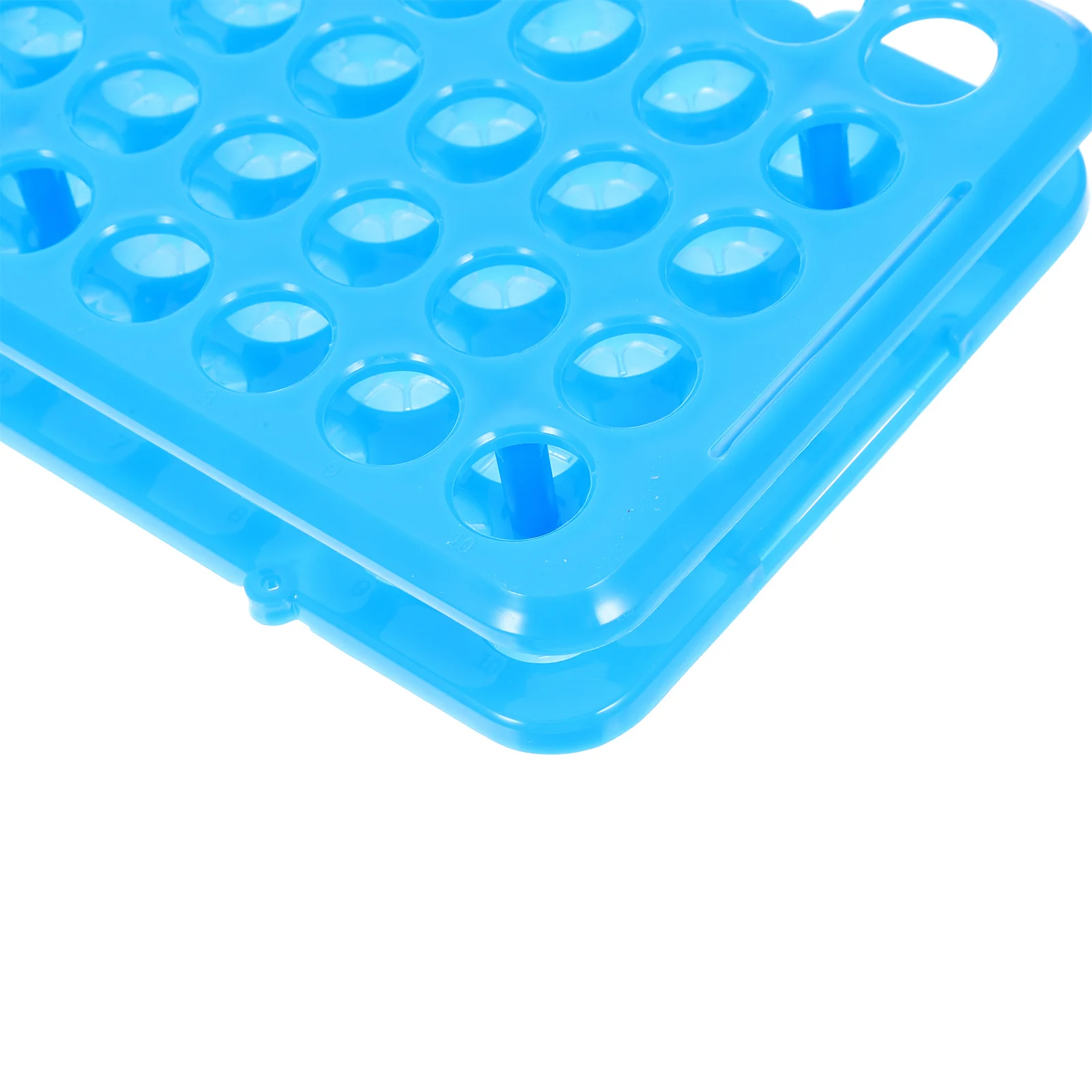 50 ثقوب البلاستيك أنبوب اختبار رف Microcentrifuge قارورة حامل مختبر عينة حامل منصات المضادة للانزلاق تصميم مدمج دائم