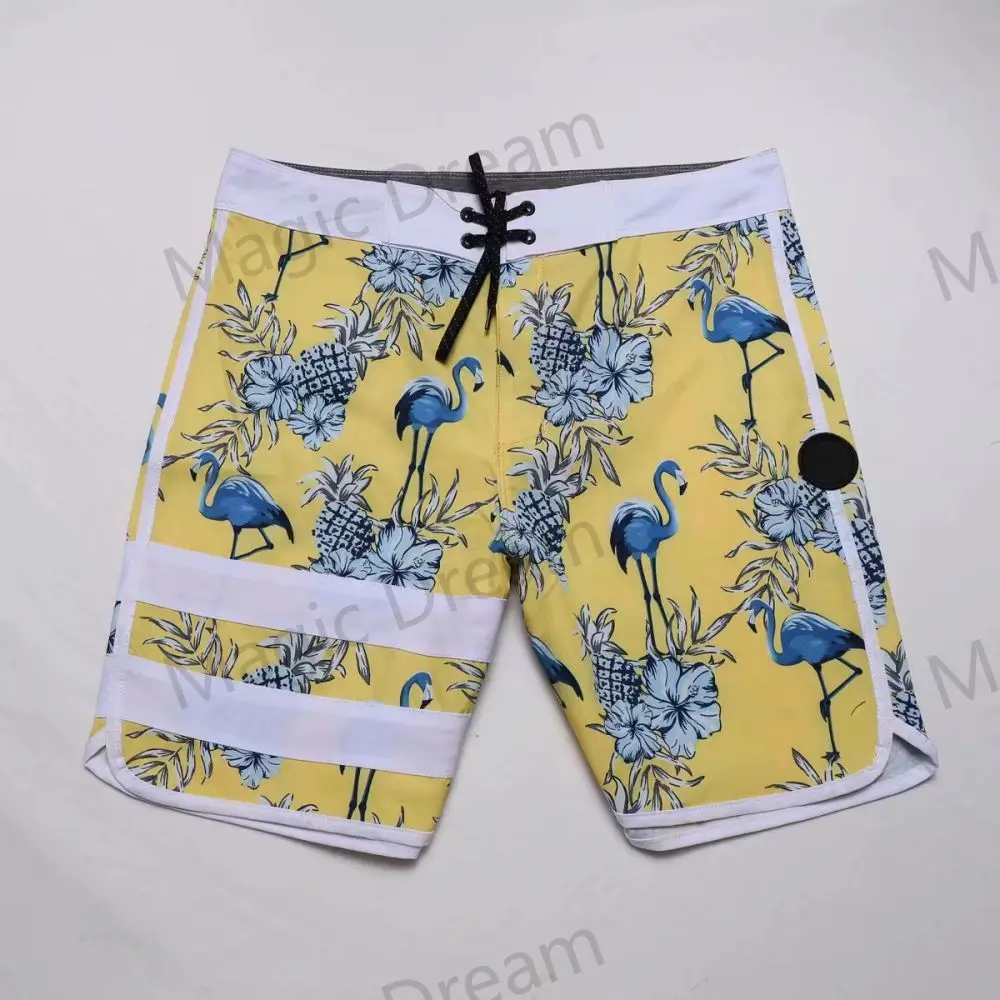 Summer New Waterproof Beach Shorts Men Phantom Bermuda Board Shorts Swim Quick Dry Casual Diving Surfwear Plus Swimwear 2024 jul1