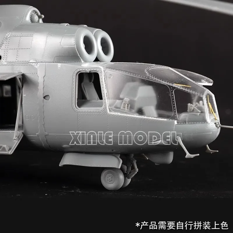 Trumpeter 05828 Mi-24A Hind-B 1/48 Kit de modèle à assembler à l'échelle militaire, jouet DIY, pour collection, cadeau d'anniversaire