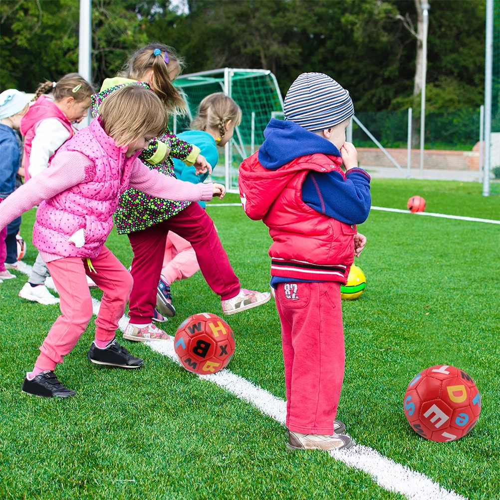 

3pcs Inflatable Football Kids Soccer PVC Balls Kids Inflatable Soccer for Toddlers 1-3 Toys Lightweight