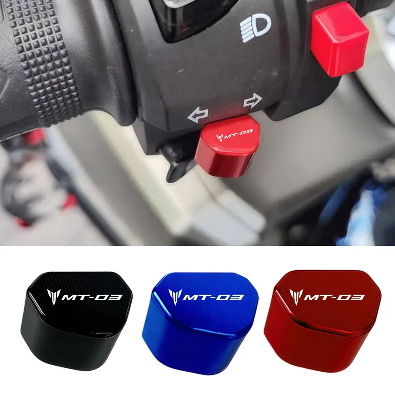 Für YAMAHA MT03 MT-03 MT03 2005-2017 2018 2019 2020 2021 Zubehör Aluminium Motorrad Blinker Schalter taste Keycap