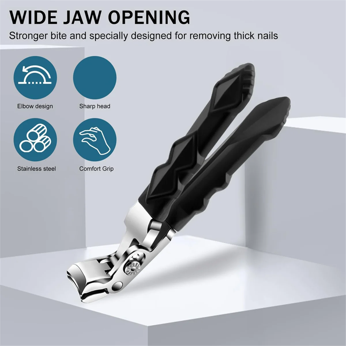 Stainless Steel Nail Clipper Clipmaster Pro Nail Clippers, Nail Clippers for Seniors, Clipmaster Pro