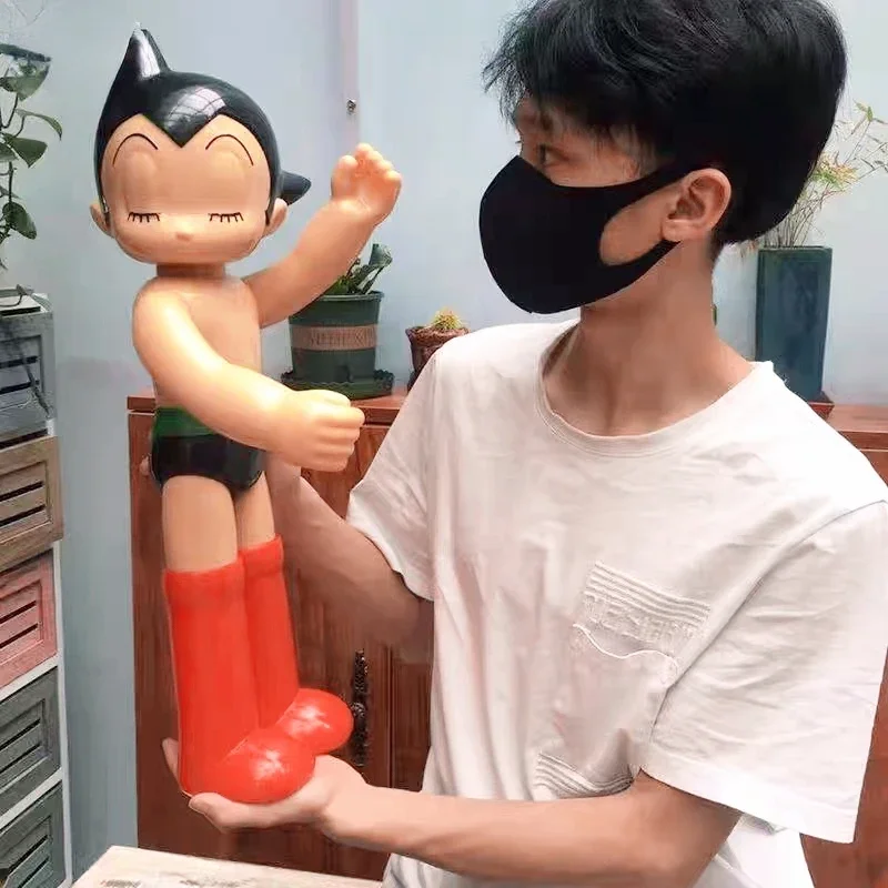 

40CM Large Anime AstroBoy Mighty Atom Figure Tetsuwan Atom Movable PVC Action Figures Statue Collection Model Toys Holiday Gifts