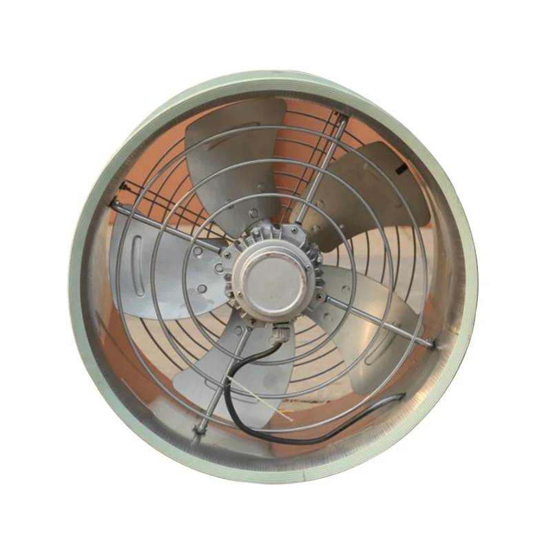 AC Ceiling Axial Flow Fans Hanging Circulation Fan Greenhouse Extractor Fan Metal 304 Stainless Steel Free Spare Parts Farms