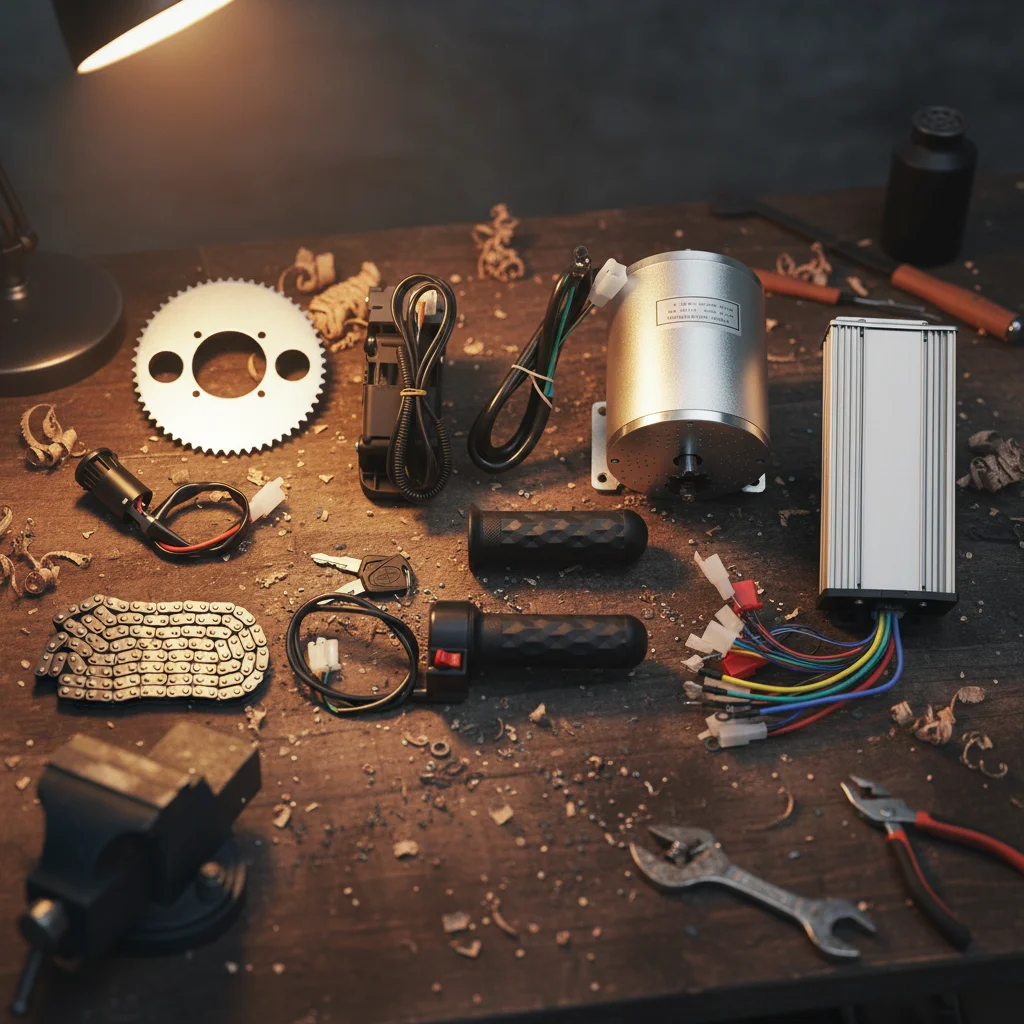 

Brushless Motor Kit with High Torque & Efficient 48-72v Controller for Electric Scooter Bike Motorcycle DIY Conversion Kit