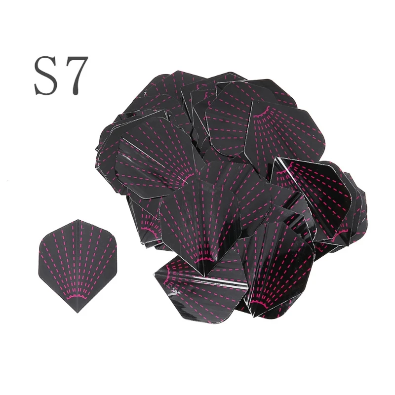 Pack of 50, Darts Flights Accessories 50 Darts Game Pet Flights Standard Rare High Quality